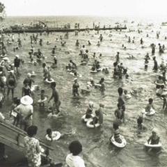 昭和40年頃の天王崎淡水浴場