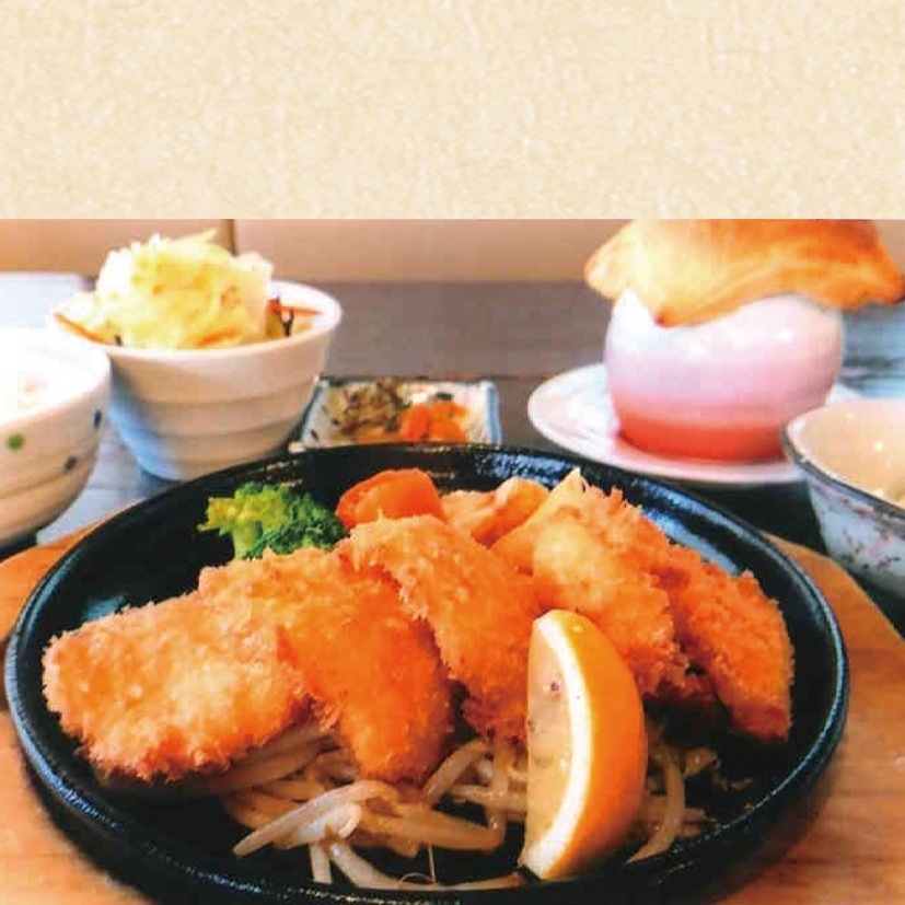 魚フライランチ