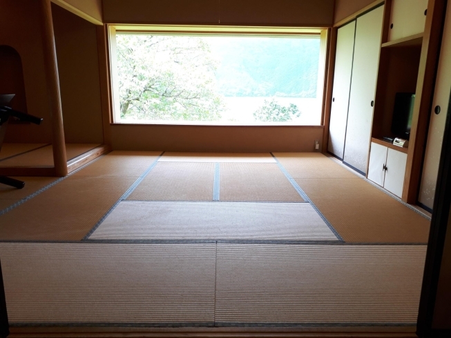 施工前「『新しい畳で箱根の旅の思い出を』」