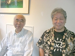 滝田さん（左）とオーナーの田島さん（右）