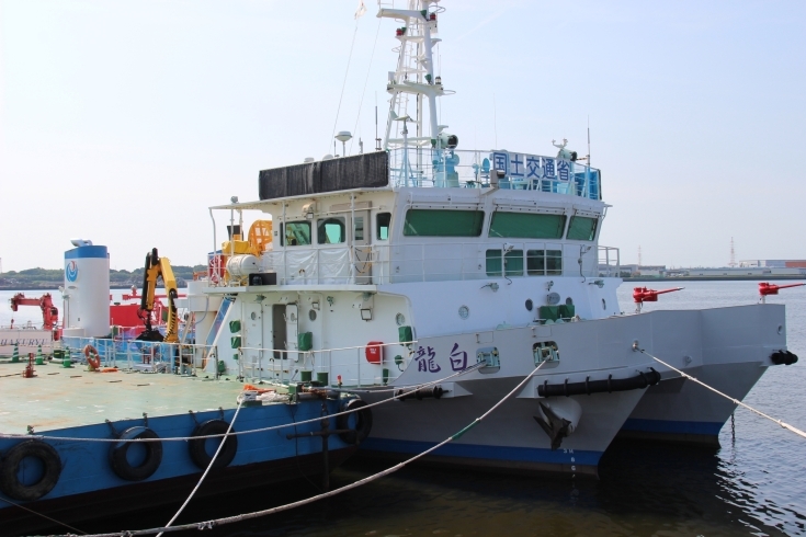 「海フェスタ東三河　海洋環境整備船「白龍」一般公開開始！」