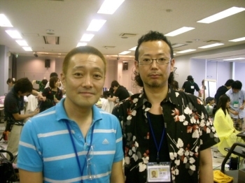 PRIC代表・高橋さん（右）と実行委員長・菅原さん（左）