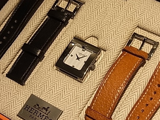 「エルメス BE1.110 スクエア レディース腕時計 高価買取」