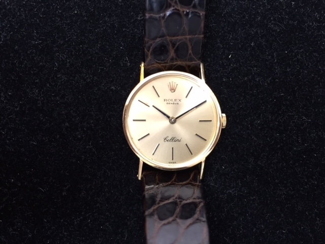 「ロレックス（ＲＯＬＥＸ）　腕時計　チェリーニ　お買取りさせて頂きました。　ロレックス　オメガ　エルメス　シャネル　タグホイヤー「買取」は安心の全国220店舗「チケット大黒屋」金町北口店へ」