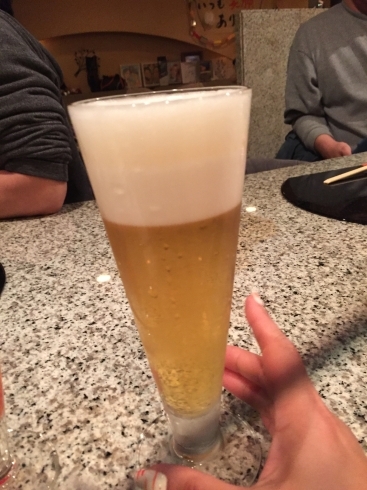 「生ビール1杯サービス！」