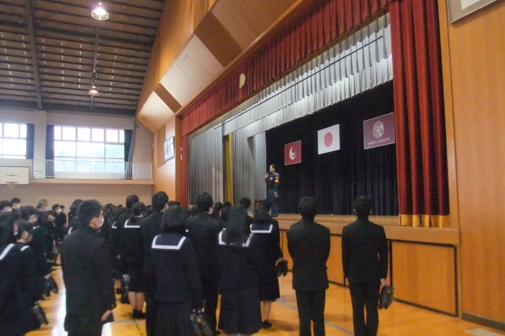 「三次高等学校　全定合同防災訓練！！」