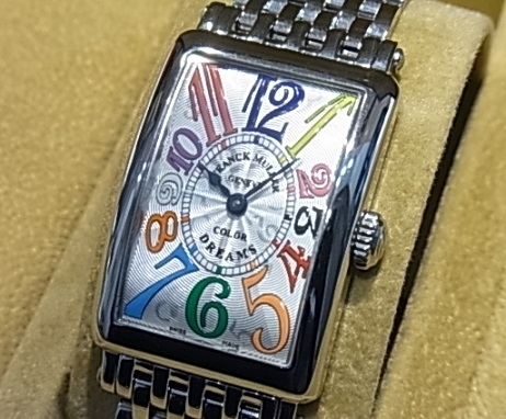 「フランクミュラー 902QZ ロングアイランド カラードリーム レディース腕時計 高価買取」