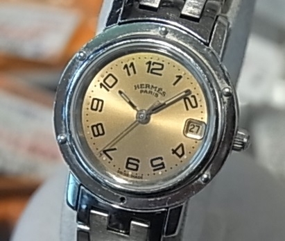 「エルメス CL4.210 クリッパー レディース腕時計 高価買取」