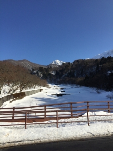 「冬の大山寺」