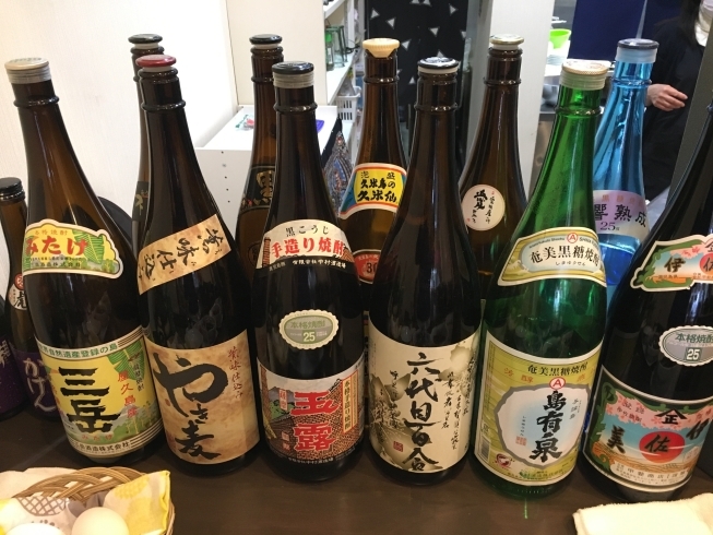 「焼酎揃ってます♪」