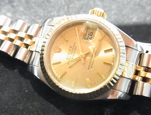 「ロレックス 69173 デイトジャスト レディース腕時計 高価買取」