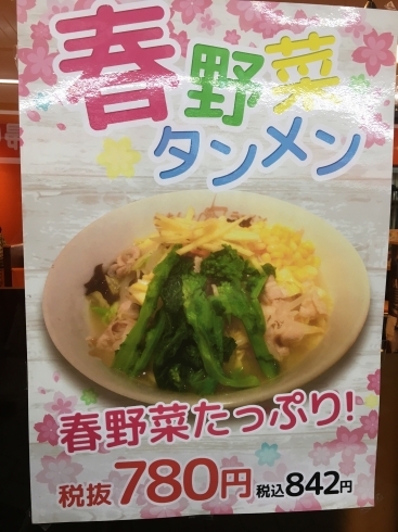 「春野菜タンメン」