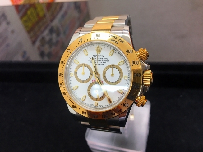 「大黒屋 瑞江店 ロレックス ROLEX コスモグラフ デイトナ DAYTONA 116523 V番 白 をお買取させて頂きました。　　瑞江 篠崎 一之江 船堀 東大島 大島」