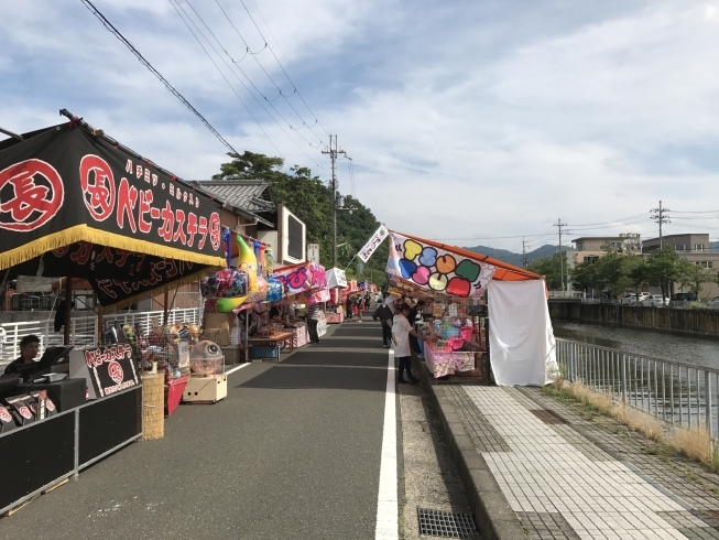 「お祭り準備始まってます♫」