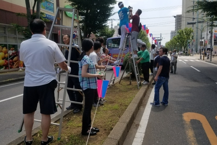 「新松戸まつりまであと５日！準備作業を行いました！」