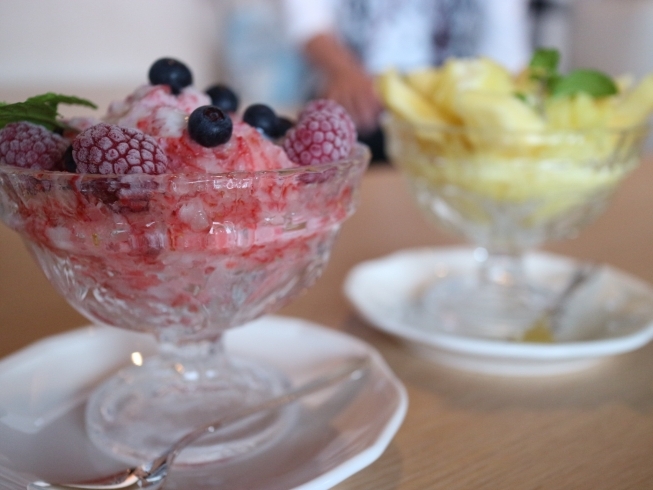 「Hawaian Fruit Shaved Ice（ハワイアンフルーツシェーブドアイス）」