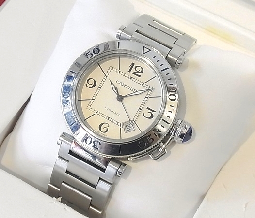 「カルティエ シータイマー 2790 メンズ自動巻き 腕時計 高価買取」