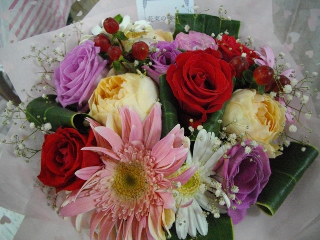 「結婚記念日の花束」