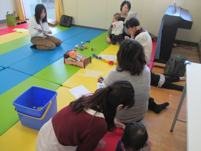 「今日は「子どもの病気と予防接種について」の子育て講座がありました！」