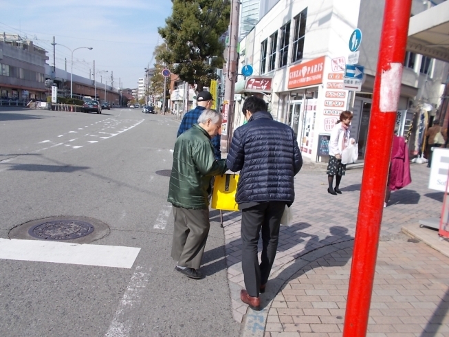 「阪急園田駅周辺自転車マナーアップキャンペーンに参加しました。」