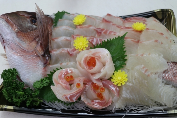 「八千代市、佐倉市の鮮魚店   　　　魚や山粋　地魚盛り合わせ」