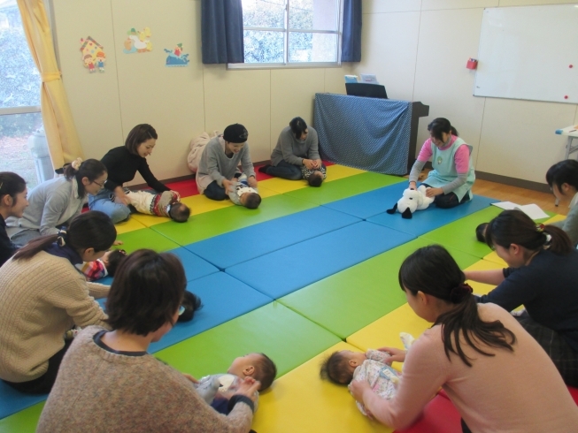 「今日の10時からのこりす組の様子です！」