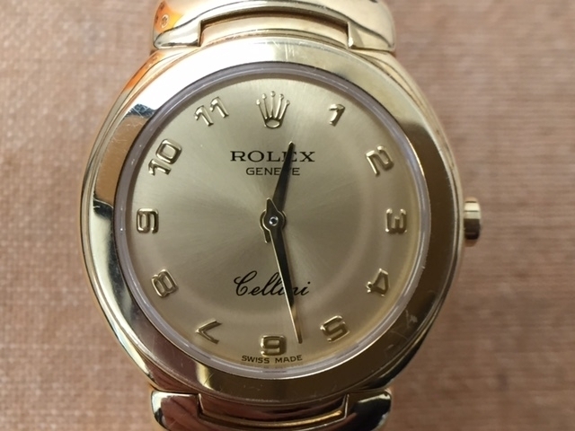「「ロレックス」(ROLEX)  チェリーニ　レディス腕時計　お買取りさせて頂きました。 　ブランド時計、貴金属、ダイヤ、色石の「生前整理」「遺産相続」　買取りと査定は「チケット大黒屋」金町北口店」