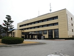 「朝日町役場」うみ彦・やま彦・夢産地　富山県朝日町