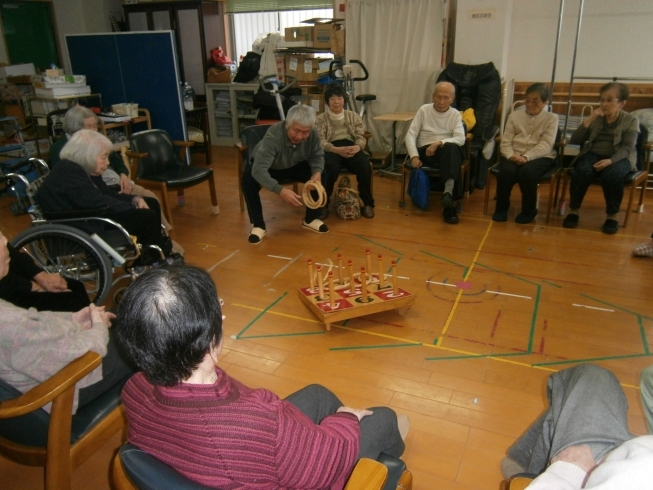 「輪投げ♪♪　　交野市　小林診療所　デイサービス　有料老人ホーム」