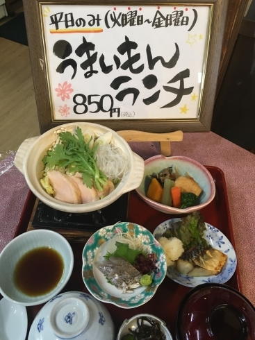 「京らぎ　揖屋店『うまいもんランチ』」