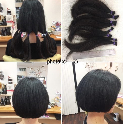 「＊面倒くさがりさんの15センチからできるヘアドネーション ！＊」