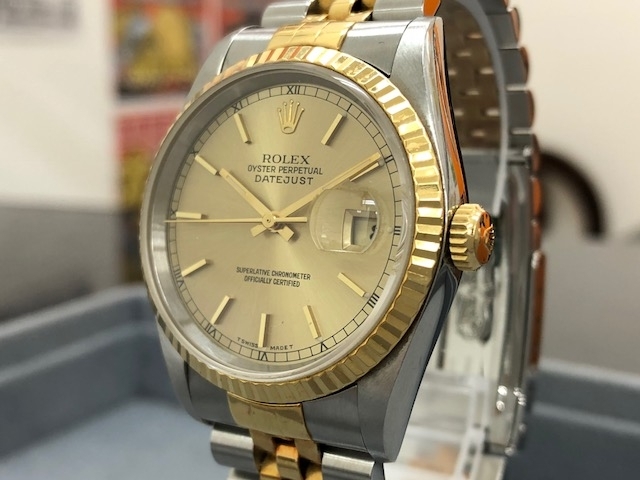 「大黒屋 瑞江店 ロレックス ROLEX 16233 デイトジャスト T番 メンズ 腕時計をお買取させて頂きました。　　瑞江 篠崎 一之江 船堀 東大島 大島」