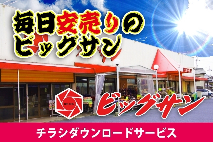 「２月1９日（月）~2月21日（水）チラシごらん下さい☆　毎日安売りのビッグサンです！」