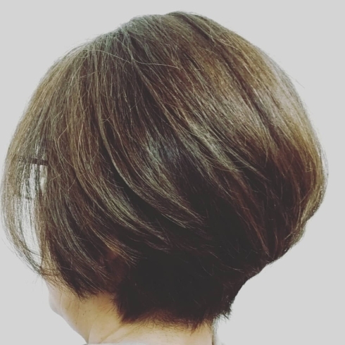 「着物に似合うショートヘアー」