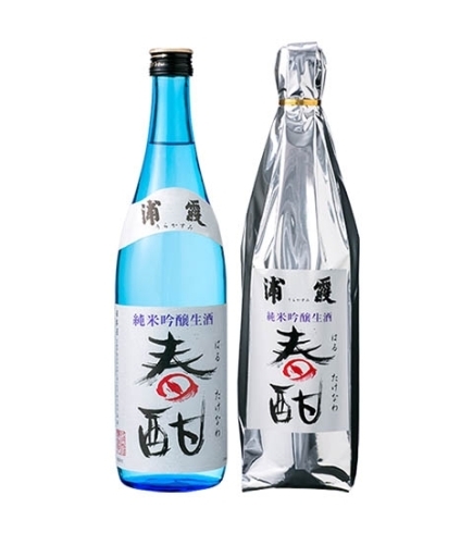 「宮城県　塩竈から春告の酒 「春酣」 純米吟醸生酒   浦霞 春季限定『本日入荷しましたょ。』」