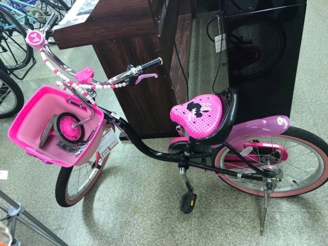 「ミニーちゃんの自転車入荷しています★」