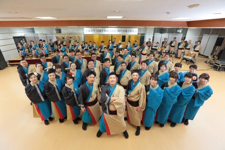 「紀焔会　「踊り・お囃子披露会」の様子です。」