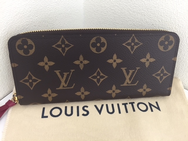 「ヴィトン (LOUIS　VUITTON)　モノグラム　M60742  ポルトフォイユ・クレマンス 　お買取りさせて頂きました。　　　ブランド品(バッグ・時計）、貴金属、ダイヤ、新幹線チケットの「買取」は「チケット大黒屋」金町北口店」