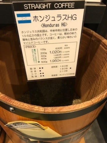 「『ホンジュラスHG』｜市川駅すぐ！イチオシコーヒー豆！」