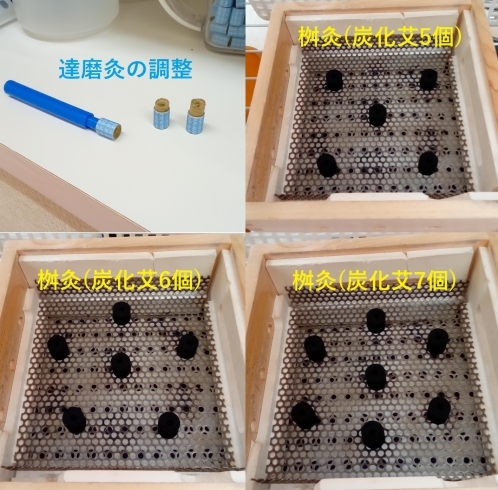 「灸の熱量調整」