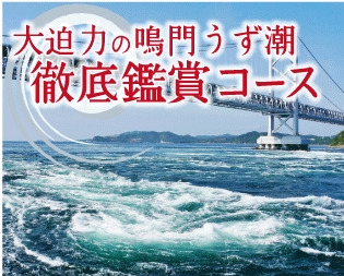 「鳴門の渦潮、大迫力鑑賞ツアー！」