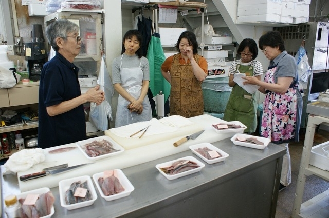 「お魚ゼミ　６／２４（日）「丸アジさばき講座」開催しました　その６」