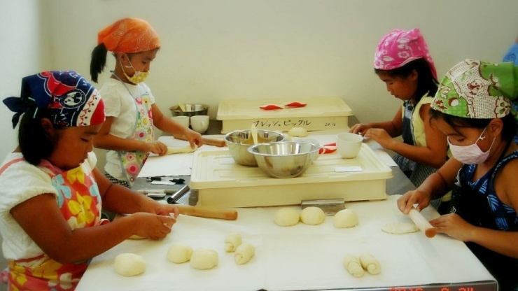 「夏休み子供パン教室」