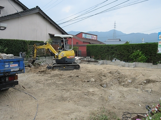 「高岡町の飲食店併用住宅　新築工事 No.2」