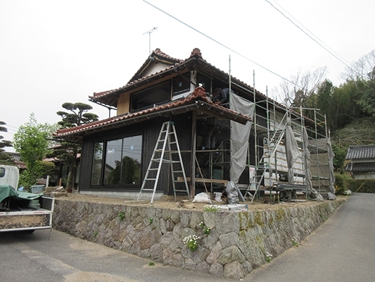 「古民家のイベントスペース改修工事　in 矢尾町　No.13」