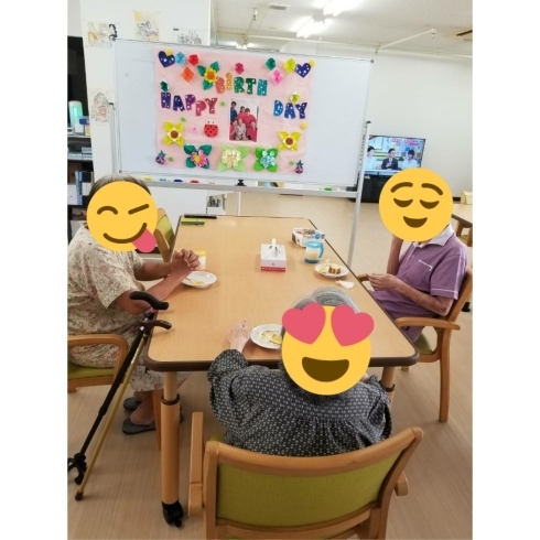 「入居者様の誕生日会」