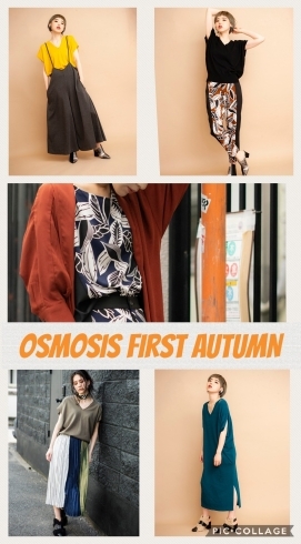 「OSMOSISオータムコレクションから新作入荷しました(*￣∇￣*)サマーセールは30%OFF～50%OFF」