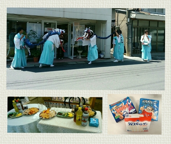 「大神楽さんで始まる　わが家のお盆.・*＊(*^-^*)」