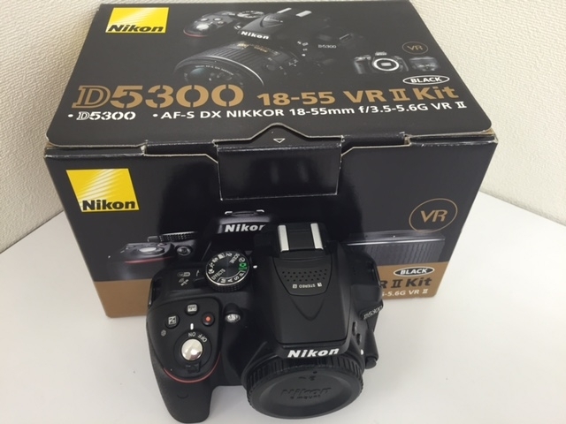 「中古　一眼レフカメラ　NIKON D5300　お買取りさせて頂きました。　カメラ　スニーカー　ブランド品(バッグ・時計）、貴金属、ダイヤ、新幹線チケットの「買取」は「チケット大黒屋」金町北口店」