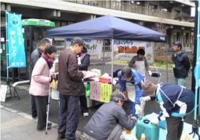 「環境にやさしい石けんキャンペーン＆食用油の廃油回収」